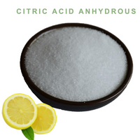 Acide citrique de matériaux organiques de cristallinité halal